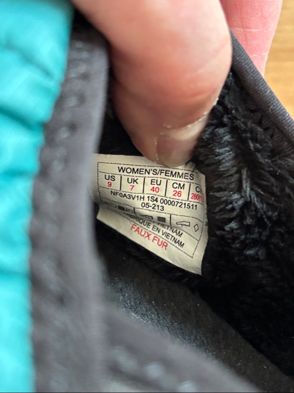 The North Face Womens Thermoball Slippers Size 9 - Picture 5 of 6